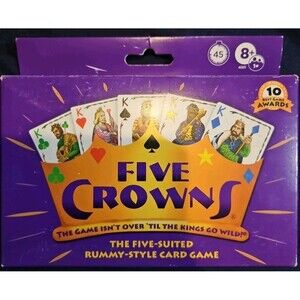 Set Enterprises Five Crowns Five Suited Rummy Style Card Game